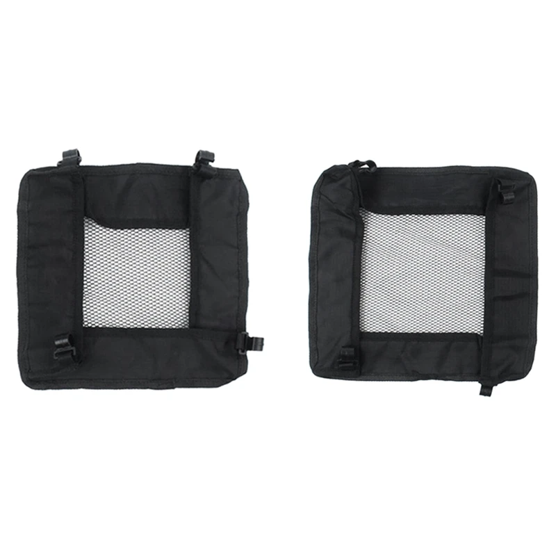 

2Pcs Outdoor Folding Table Storage Bag Camping Table Storage Hanging Net Bag Handbag Picnic Portable Storage Basket Hanging Mesh