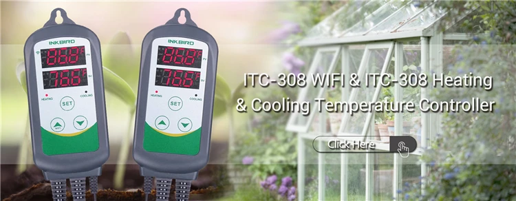 K sensor 220V Digital Dual PID INKBIRD Temperature Controller ITC-100VH 