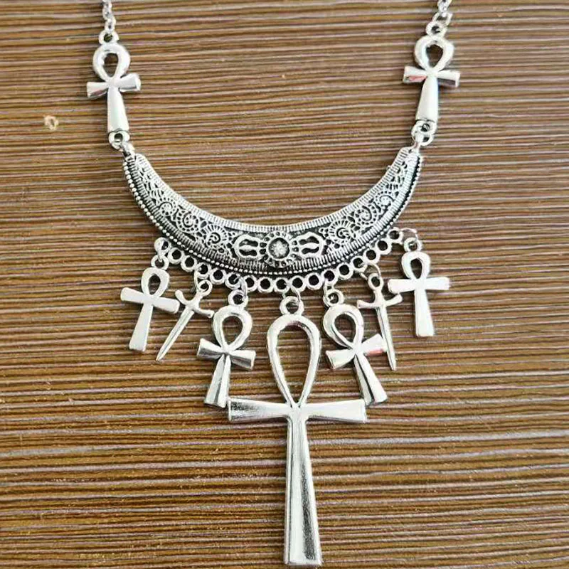 Ankh necklace Gothic chain Necklace - Image 2