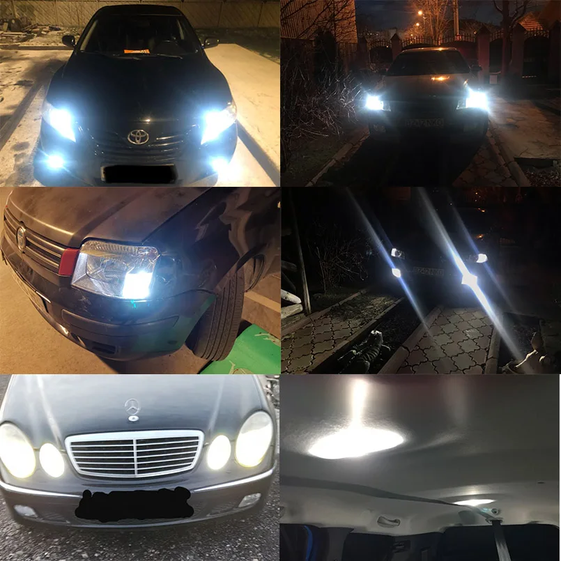 4x W5W Led T10 Led Canbus Lampen Geen Fout Led Auto-interieur Leeslamp  Parking Verlichting Wit 12V Voor bmw Audi Mercedes Benz - AliExpress