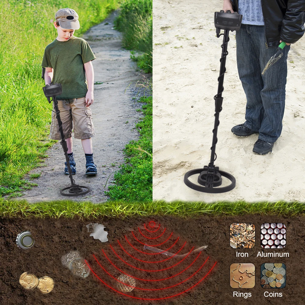 Underground Metal Detector Electronic Measuring Instruments Ground Nugget Detector Gold Digger Treasure Hunter Tracker Tool