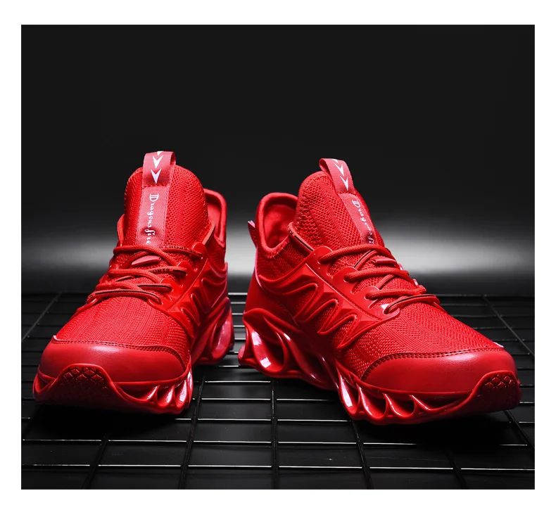 Damyuan Fashion Sharp Shock Absorption Men's Sneakers Outdoor Travel Jogging Walking Essential Running Shoes Big Size 46