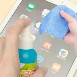 Nettoyeur de poussière écran d'ordinateur, brosse de stylo, lingettes de soufflage d'air, Kit pour LCD TV tablette téléphone iPad ordinateur portable Macbook écran 