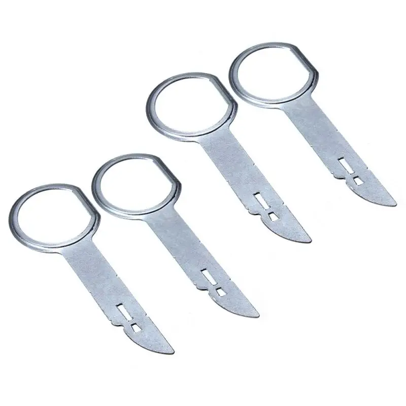 2 Pair Car Radio Removal Tools Auto CD Stereo Radio Removal Release For VW Keys Extraction Tools Special Disassembly Tool