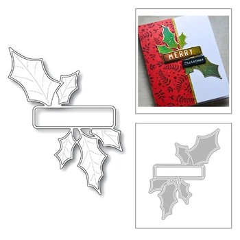 

2020 New Rectangle Bubble Dialog Chat Box and Edge Leaf Metal Cutting Dies For DIY Scrapbooking Greeting Card Making No Stamps