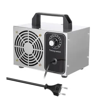 

24G/H 220V Ozone Generator Disinfection Machine O3 Air Filter Purifier Fan for Home Car Formaldehyde Time Switch EU Plug