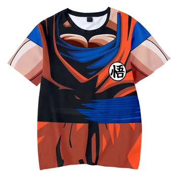 

Dragon ball costume cool Street comfortable Children's Wear Short Fashion Summer Short-Sleeved T-shirt Trend Fashion Casual