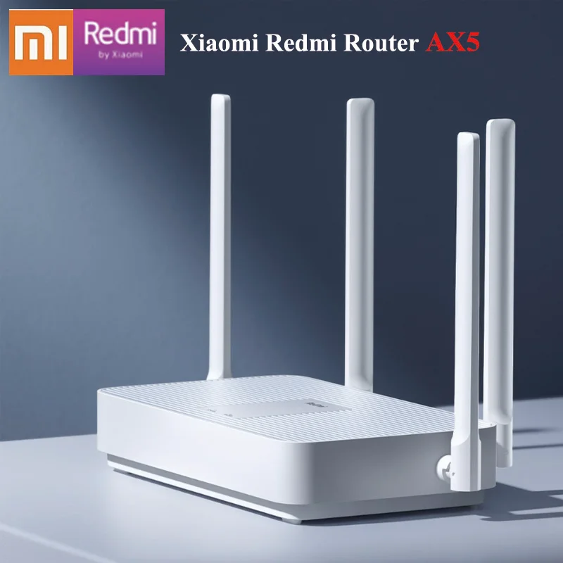 Xiaomi Redmi роутер AX5 Wifi 6 сеточная сеть Gigabit 2 4G/5 0 GHz двухдиапазонный беспроводной