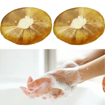 

10Pcs Natural Amber Beeswax Handmade Soap Moisturizing Nurishing Facial Body Deep Cleansing Refreshing Oil-Control Beauty Tool