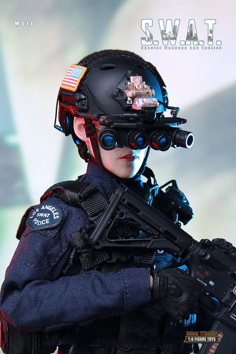 Для коллекции 1/6 масштаб женский Solider Mini Times игрушки SWAT M016 фигурка модель для фанатов праздничные подарки