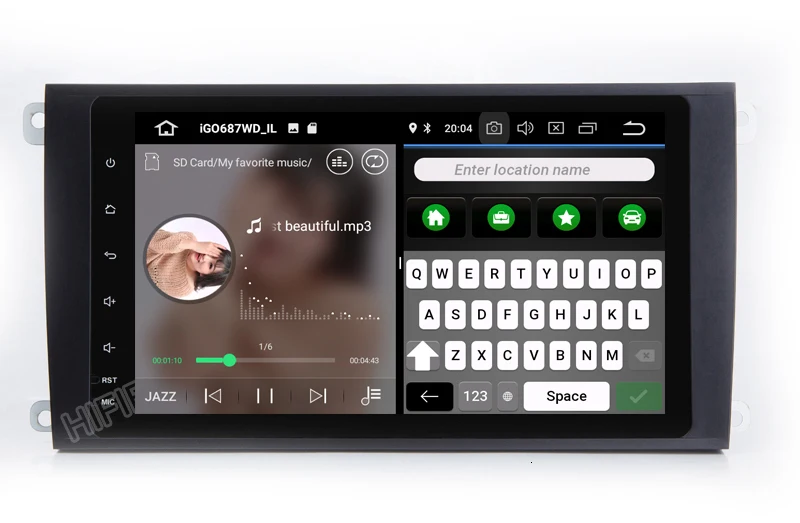 Sale Android 9.0 2G CAR GPS For Porsche Cayenne 2002-2009 multimedia player Audio stereo radio auto dvd screen navigation IPS no dvd 10