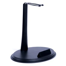 1/6 Bilancia Action Figure Del Basamento U-Tipo + Anello-Tipo di Colore Nero In Metallo Fatto