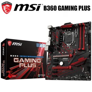 

NEW MSI B360 GAMING PLUS Motherboard LGA 1151 ddr4 64gb Intel B360 Original Desktop MSI B360 Mainboard 1151 Core i7/i5/i3 M.2
