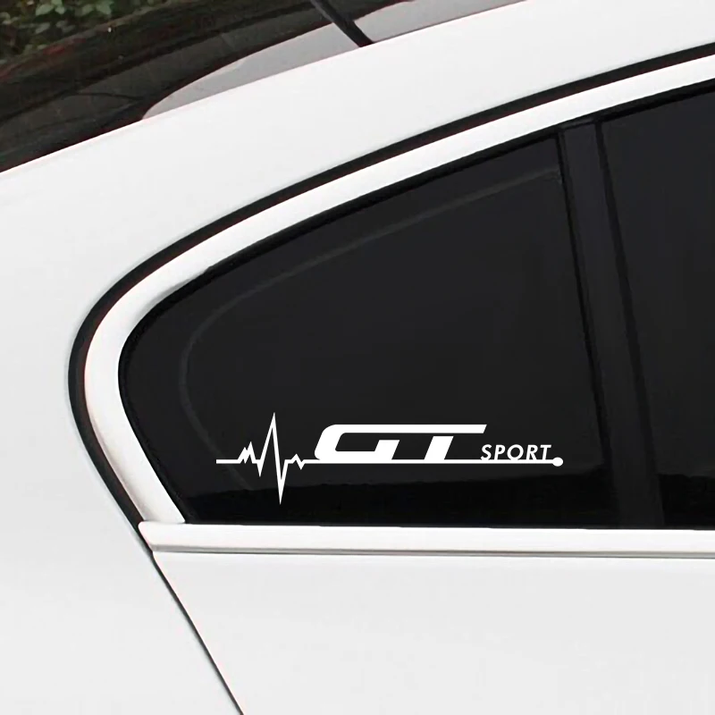 2 шт. GT Спортивная эмблема значок автомобиля окна кузова наклейка для Alfa Romeo Volkswagen VW Модели Авто Polo, Golf, passat B5 Touran Bora