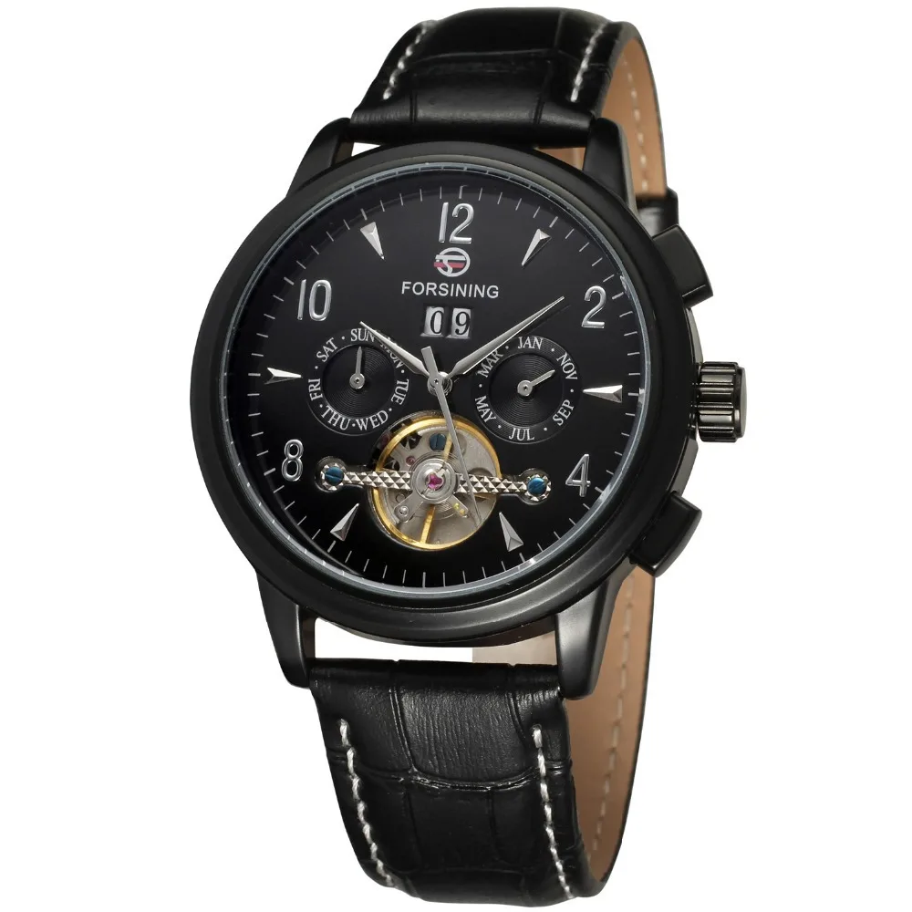

Explosion forsining Fashion Casual Large Dial Tourbillon Fully Automatic Analog Watch