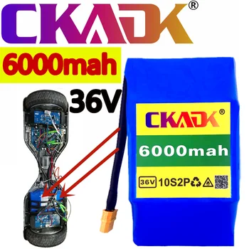 

100% New Original 36v 6.0ah lithium battery 10s2p 36v battery 6000mAh lithium ion pack 42V 6000mah scooter twist car battery