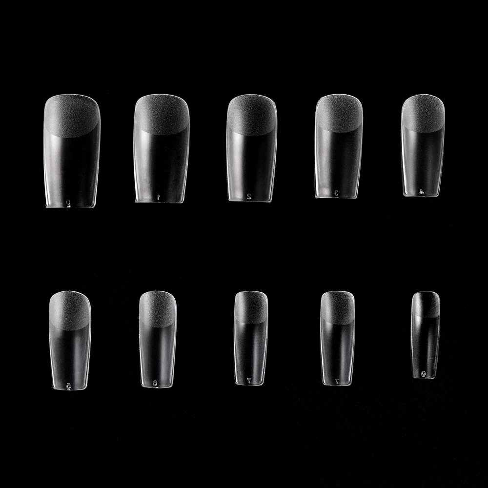 

KADS 500 pcs Matte Square False Nail Tips Clear/Natural/white Fake Nails Art Tips Manicure Tool Full Half Cover For Nail Salon