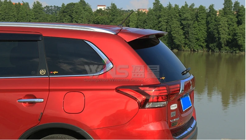 Для Mitsubishi Outlander 2013-- дизайн спойлер заднего крыла крышка багажника автомобильные Ароматические диффузоры тюнинг аксессуар
