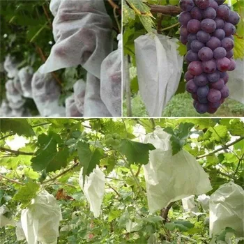 

100Pcs Garden Vegetable Grapes Apples Fruit Protection Bag Agricultural Pest Control Anti-Bird Mesh Bags BDF99