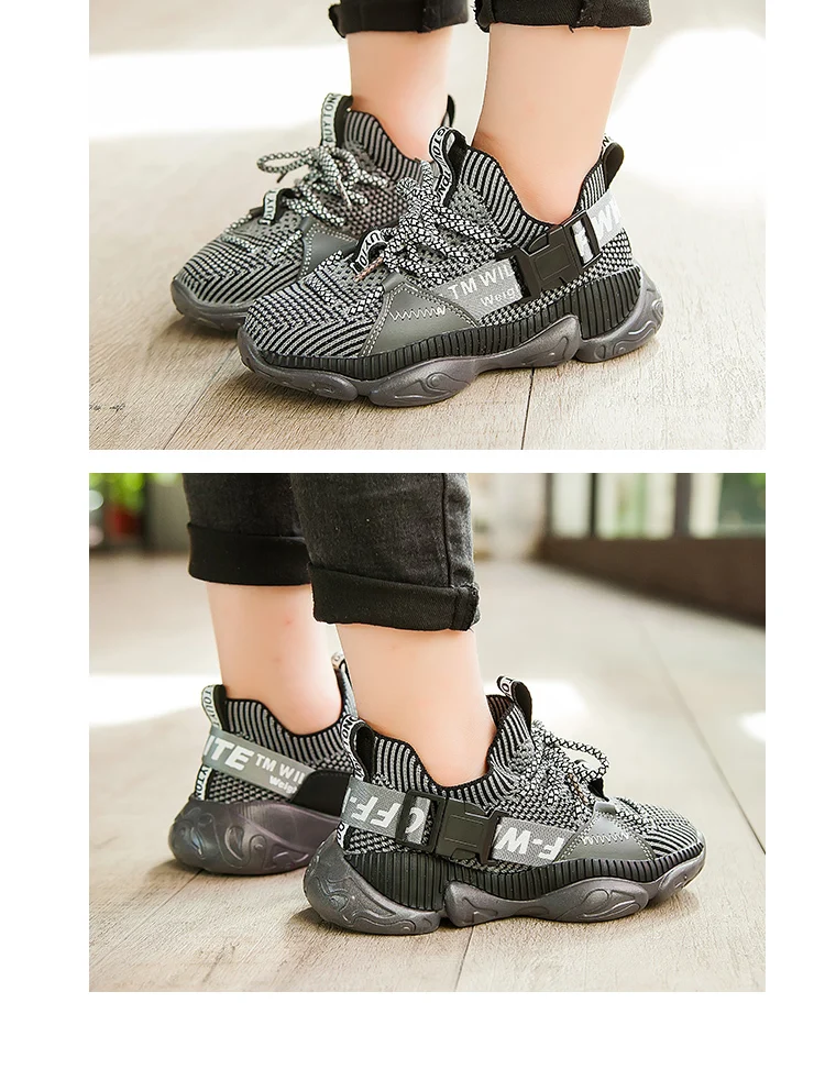 Lace-up Kids Sneakers For Children Casual Shoes Boys Sneakers Girls Shoes Buckle Strap Fashion Outdoor tenis infantil menino