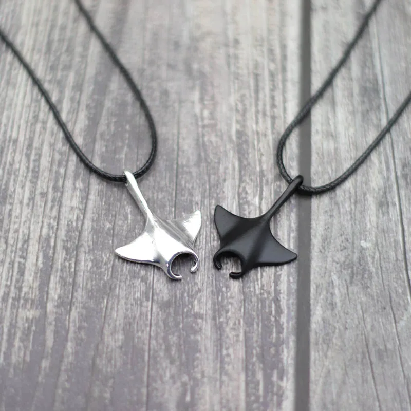 Manta Pendant Necklace for Men Beach Accessories