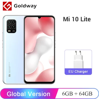

Global Version Xiaomi Mi 10 Lite 5G 6GB RAM 64GB ROM Mobile Phone Snapdragon 765G 48MP Quad Cameras 6.57" Screen 4160mAh NFC