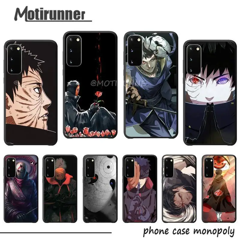 Uchiha Obito Роскошный чехол для телефона Samsung Galaxy S9 S10 S20 Plus Note8 Note9 Note10 A80 A01 Чехлы Funda |