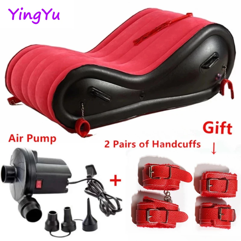 BDSM Inflatable Sex Sofa Bed Sexual Position Pad Adult Toys Sex Furniture for Couples Fun Cushions Pillow Chair Erotic Toys