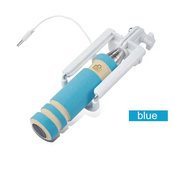 

5Colors Mini Handheld Luxury Selfie Stick Monopod for Android IOS Smart Phones Wired Palo Selfie Groove Camera Para