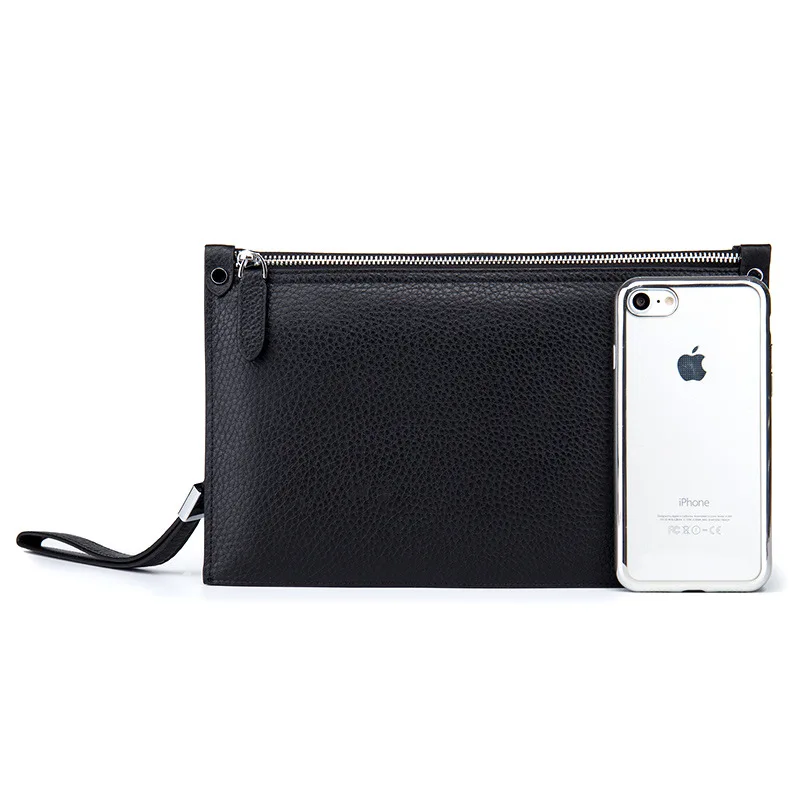 Men's Handbag, Leather, Men's Bag, Business Bag, Head Layer, Leather, Real Soft Leather, Money, Grab Bag
