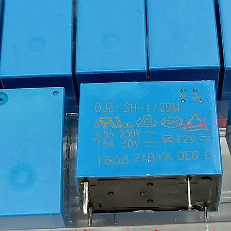 Новинка; 10 шт./лот OJE-SH-112DM 12VDC 12V 5A 4PIN