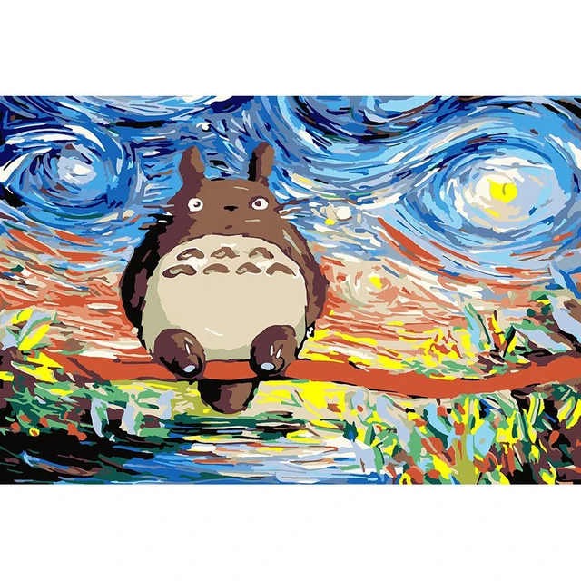 totoro van gogh
