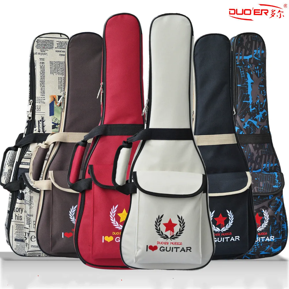 Duoer Ukulele Bag Factory Wholesale 21 26 Inch Small Waterproof Guitar Bag Customize Musical Instument Ukulele Bags