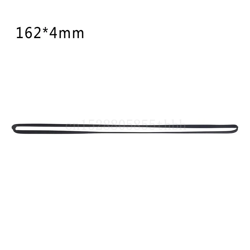 Durable 4mm Wide Rubber Flat Turntable Belt Replacement