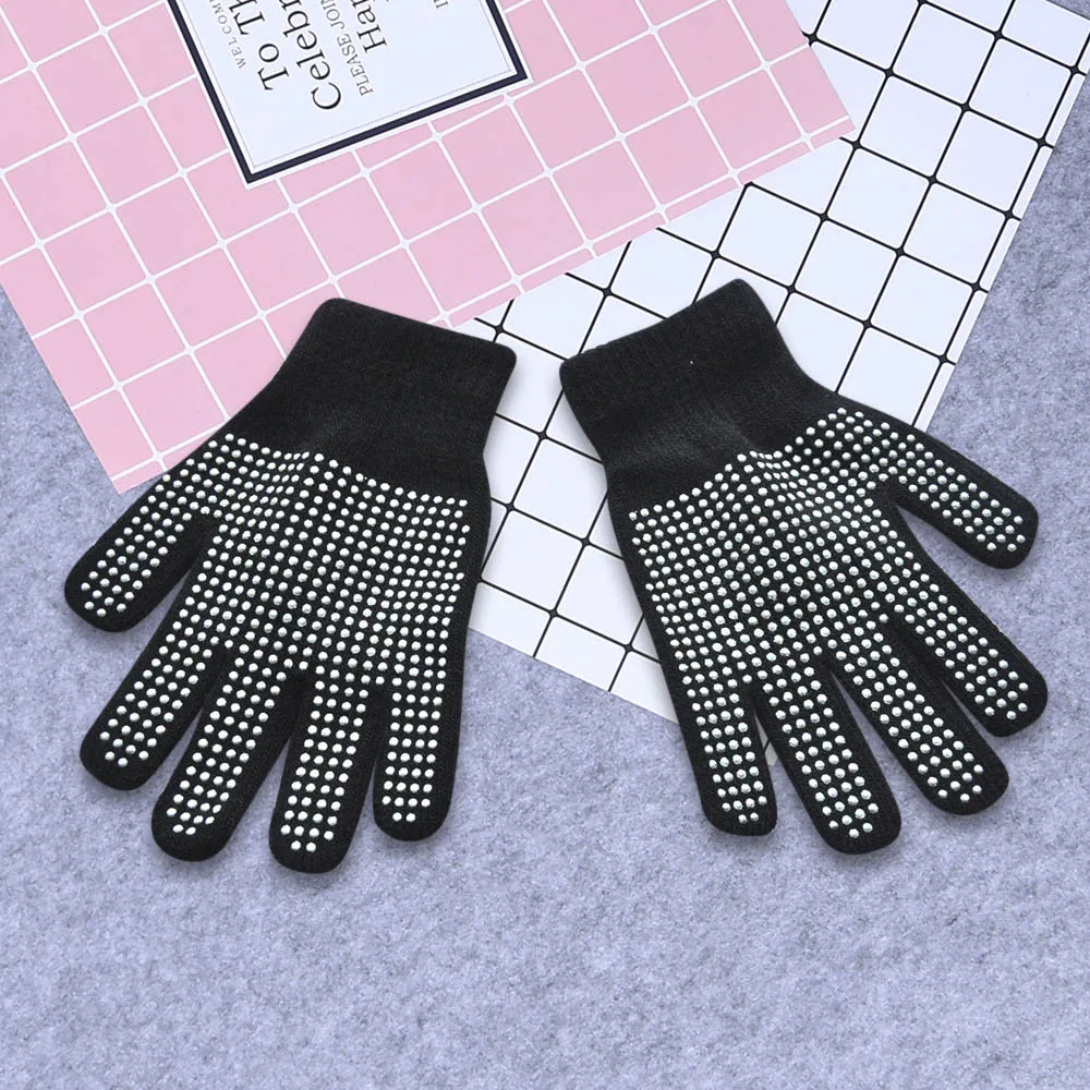Новые модные зимние перчатки унисекс, теплые, волшебные, тянущиеся, перчатки для захвата, детские, размеры, цветной комплект, вязаные перчатки, Luvas de mulher L52