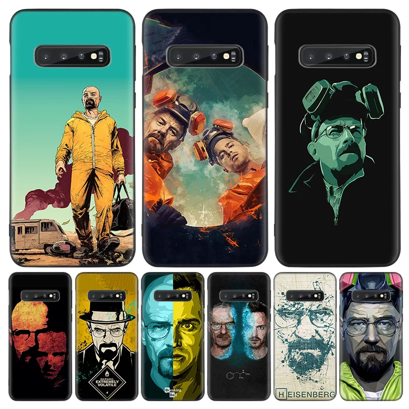Breaking bad Black Cover Phone Case for Samsung Galaxy S10 Plus Lite Note 10 9 8 1
