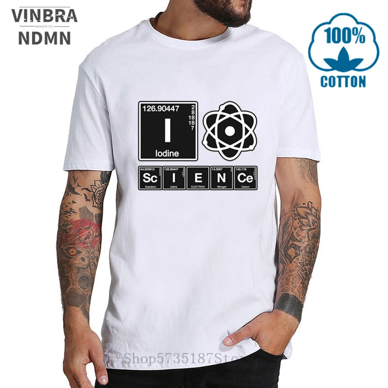 Element Of Loving Science T Shirt Men Geek Biology Chemistry Physics