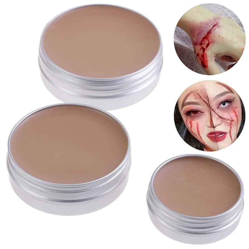 15/30/50gShaping Special Effects Body Makeup Skin Wax Halloween Face Painting Scars Wrist Cosplay Flesh Color Cover Mud | Красота и