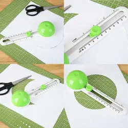 Couteau de coupe rond en forme boussole, coupeurs pour papier DIY, montage d'album souvenir, cercle 