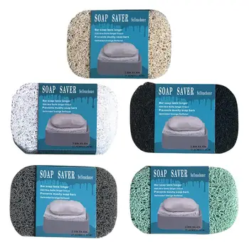 

5pcs Oval Shape Soap Holder Box Good Material Flexibility Superior Quality Tray Container Bathroom Toilet Shower Soap Dish