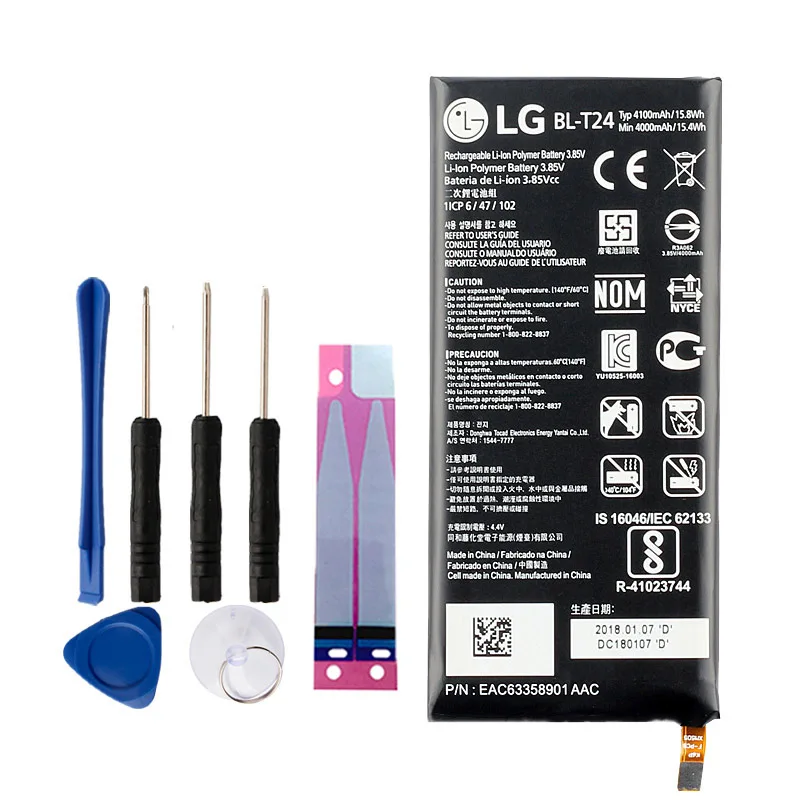 

Original BL-T24 Internal Battery For LG K220 X Power k220ds k220dsk k220dsz k220y k220z ls755 4100mAh