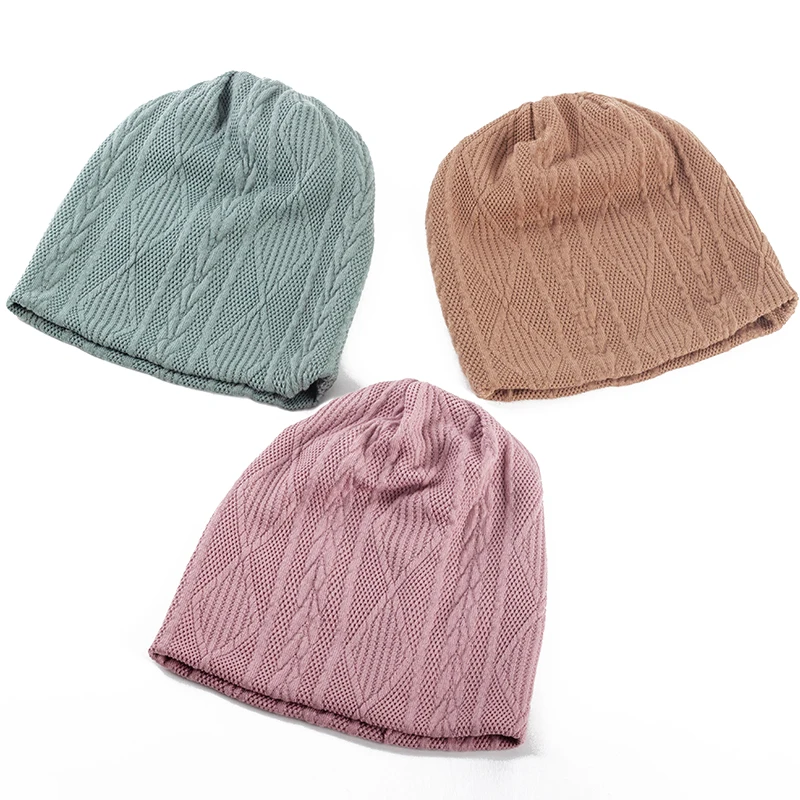 Men Casual Beanie Hat Cotton Caps 