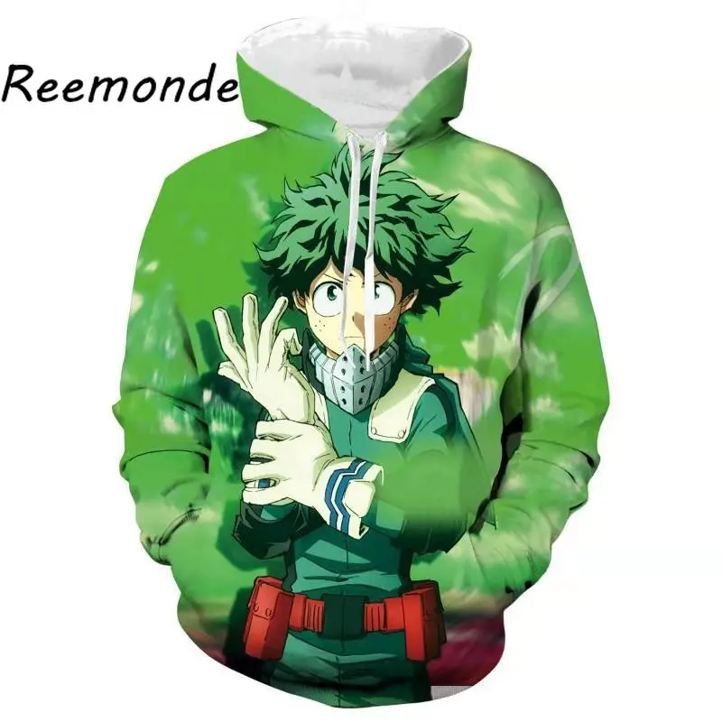 Толстовка с капюшоном с героями аниме «Мой герой» Boku No Hero academic толстовки Bakugou Todoroki Shoto Uniforme все толстовки