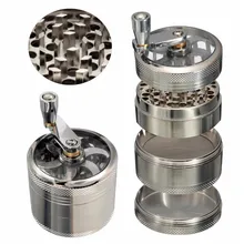 

NEW2022 NEW 4-layer Aluminum Herbal Herb Tobacco Grinder Smoke Grinders grinder weed herb grinder Cigarette Accessories