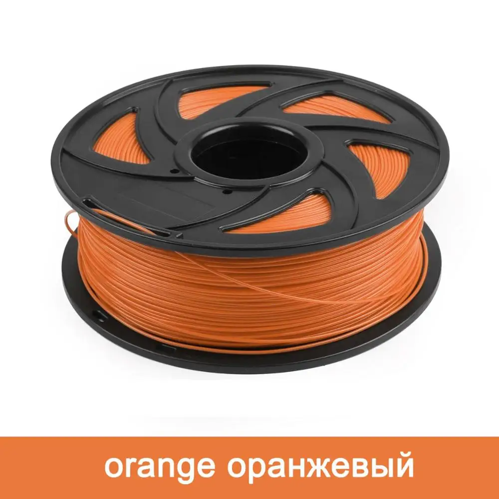 Orange Artudatech 3d принтер PLA нити 1,75 мм 1 кг/5 м для 3D Ручки 1,75 Golw в темноте Priting нити для рисования - Цвет: Orange