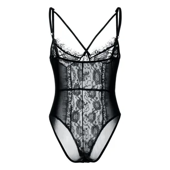 

Sexy Lace Black Bodysuit Women Transparent Rompers Female Bodycon Body Push Up Jumpsuit Femme Bodysuits For Women Playsuits New