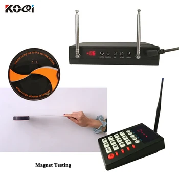 

999 Channel Call Coaster Paging Restaurant Equipment Restaurant Wireless Coaster Pager System Kitchen Repeater