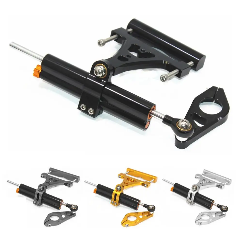

For Honda CBR250R 2010 2011 2012 2013 2014 2015 2016 CNC Steering Damper Stabilizer Set Linear Reversed With Mounting Bracket