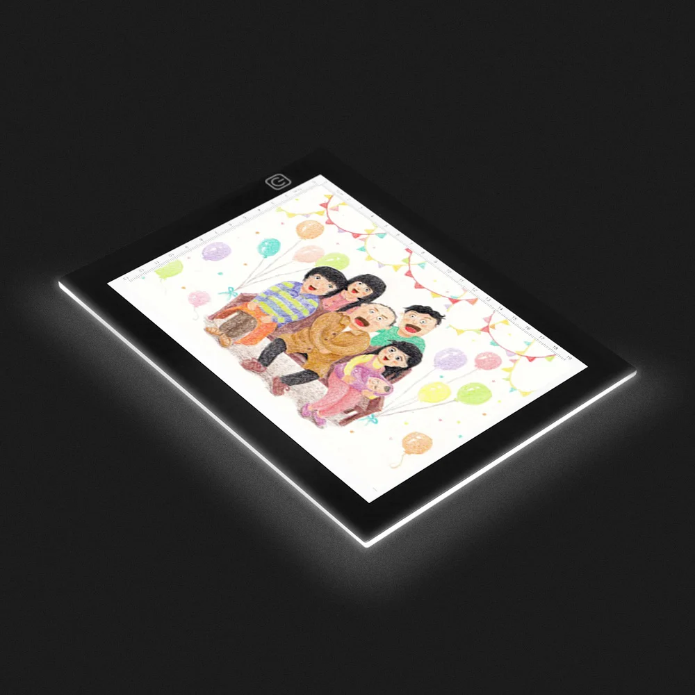 Портативный A5 световой короб Tracer с USB питанием ультра-тонкий светодиодный Artcraft Light Pad копировальная доска со шкалой 3 уровня регулируемой яркости