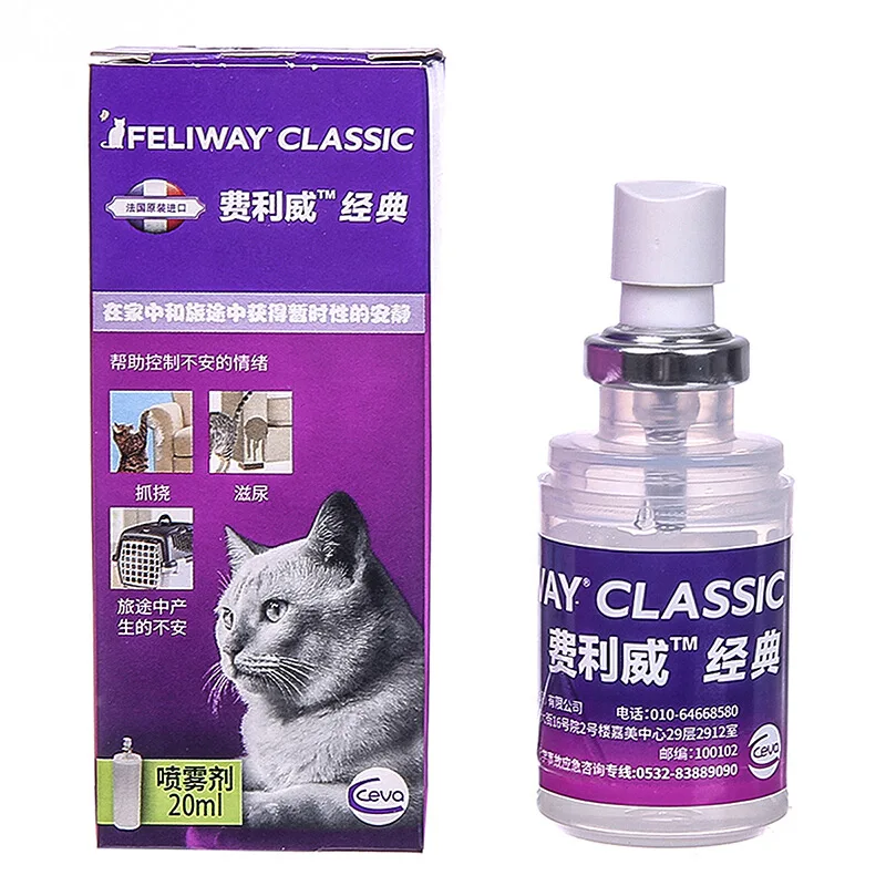 Feliway Pheromone Spray 20 мл 60 для кошек|Лотки и товары туалета| |